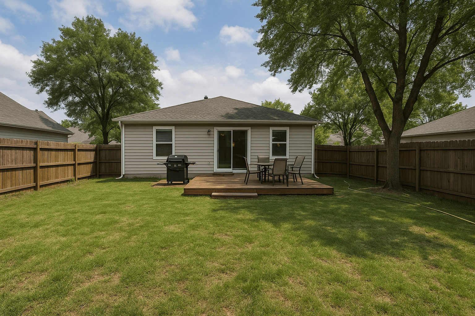 A bright backyard from the delivered gallery