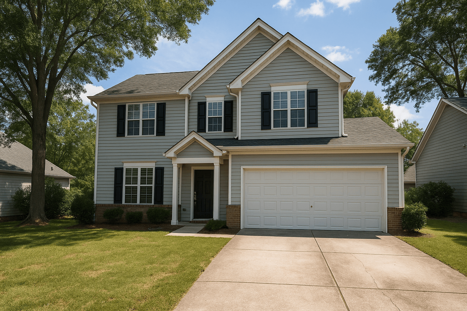 The listing this page follows — a bright daytime exterior